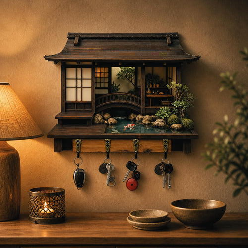 Japanese Style Key Holder Wall Organiser